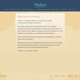Medica Complete Health East Brunswick responsive website